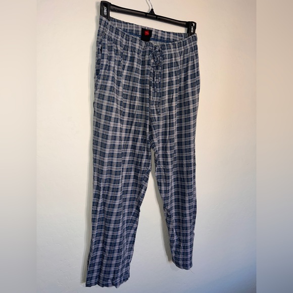 Hanes Mens Plaid Pocketed PJ Pants Large - Picture 2 of 5